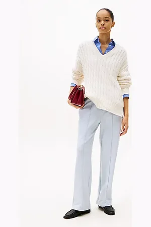 Tommy Hilfiger Jogger met rechte fit en Hilfiger-vlag