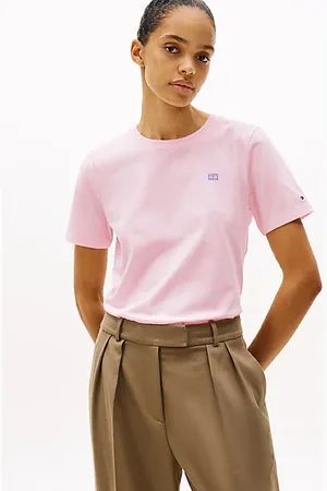 Tommy Hilfiger T-shirt met contrasterende Hilfiger-vlag