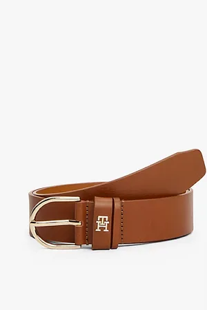 Tommy Hilfiger Riem met ronde gesp en TH-monogram