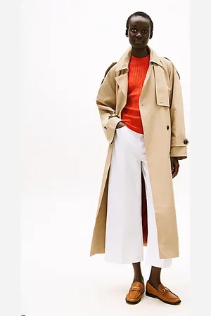 Tommy Hilfiger Waterafstotende oversized trenchcoat