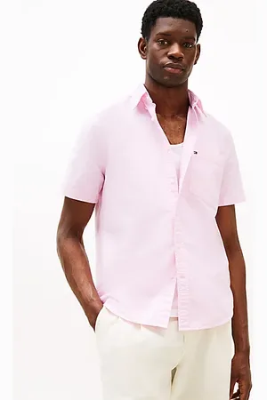 Tommy Hilfiger Regular fit Oxford-overhemd met korte mouwen