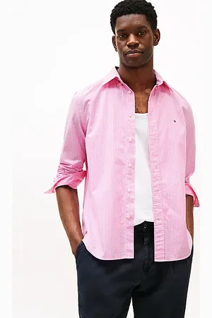 Tommy Hilfiger Regular fit poplin overhemd met ginghamruit