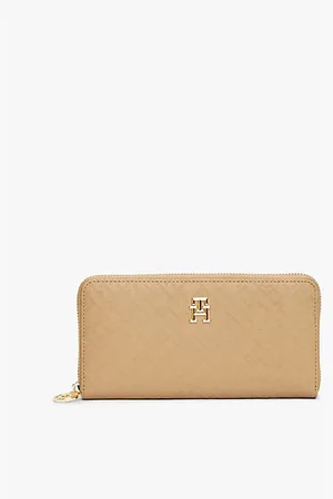 Tommy Hilfiger Zip-around portemonnee met TH-monogram