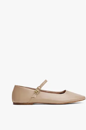 Tommy Hilfiger Leren Mary Jane-ballerina