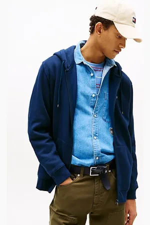 Tommy Hilfiger Hoodie van geborsteld fleece met rits