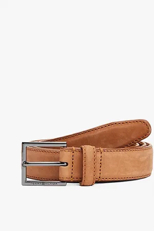 Tommy Hilfiger Leren riem met ton-sur-ton gesp en logo