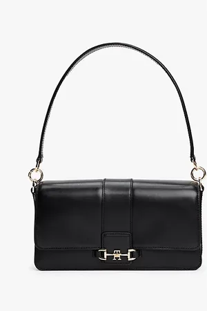 Tommy Hilfiger Heritage crossbodytas van leer