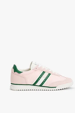 Tommy Hilfiger Klassieke leren hardloopsneaker met profiel