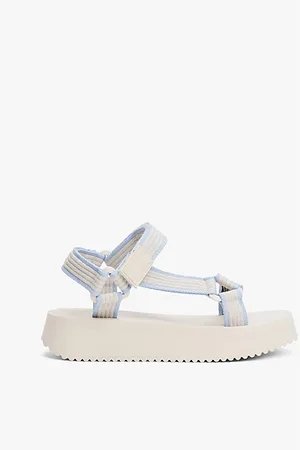 Tommy Hilfiger Platformsandaal met profielzool en webbing