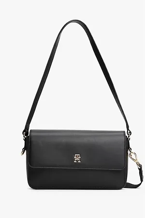 Tommy Hilfiger Convertible crossbodytas met TH-monogram