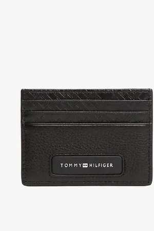 Tommy Hilfiger Leren creditcardhouder met TH-monogram