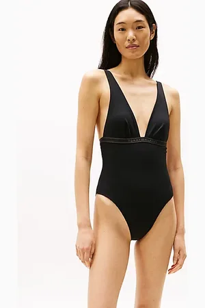 Tommy Hilfiger Badpak met ton-sur-ton logo