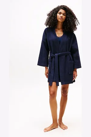 Tommy Hilfiger Wafelgebreide ochtendjas