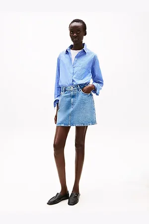 Tommy Hilfiger Faded denim minirok