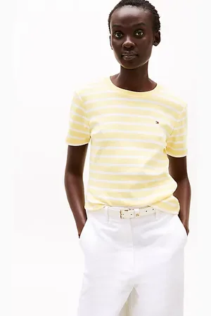 Tommy Hilfiger Slim fit T-shirt met ronde hals
