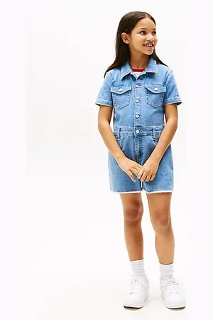 Tommy Hilfiger Korte 5-pocket jumpsuit van denim