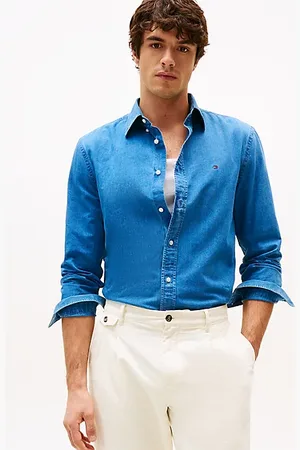 Tommy Hilfiger Regular fit chambray overhemd