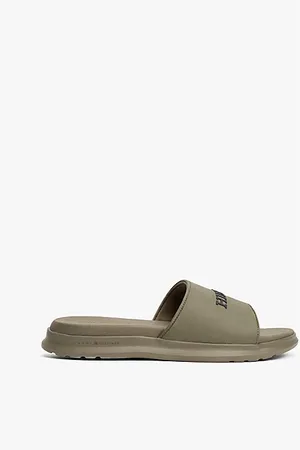 Tommy Hilfiger Badslipper met getextureerd logo