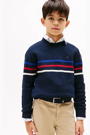 Tommy Hilfiger Trui met getextureerde strepen