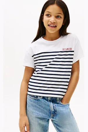 Tommy Hilfiger Relaxed fit T-shirt met streepdesign