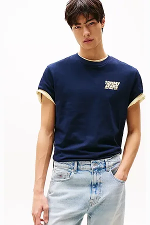 Tommy Hilfiger T-shirt met bubbellogo op de achterkant