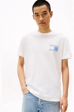 Tommy Hilfiger T-shirt met paisley-logo op de rug