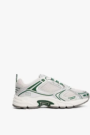 Tommy Hilfiger Archive metallic sneaker van mesh