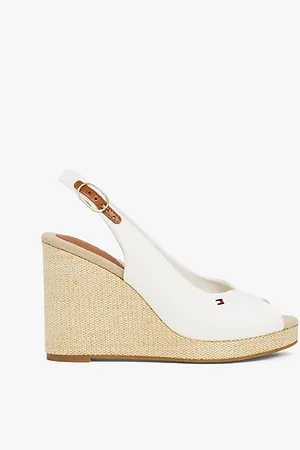 Tommy Hilfiger Espadrille met sleehak en slingback