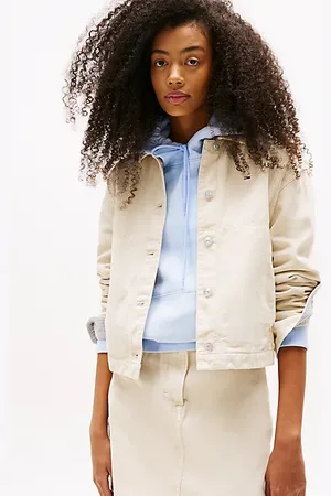 Tommy Hilfiger Denim jack met garment dye