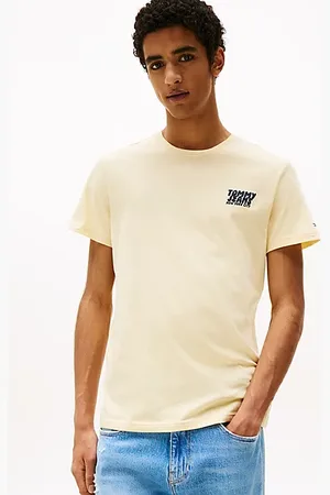 Tommy Hilfiger Slim fit T-shirt met bubbellogo