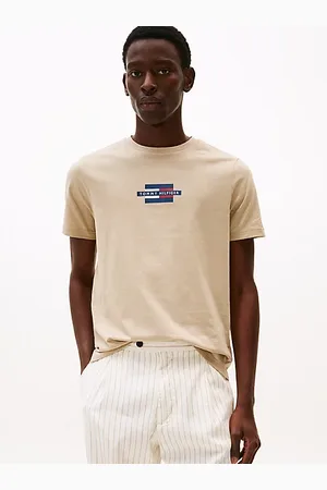 Tommy Hilfiger T-shirt met print en vlaglogo