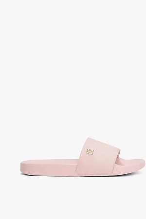 Tommy Hilfiger Badslipper met monogram in reliëf