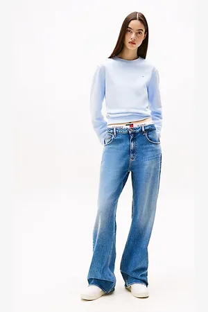 Tommy Hilfiger Mia relaxed straight jeans met medium rise
