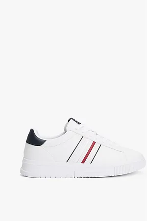 Tommy Hilfiger Leren sneaker met logo in reliëf