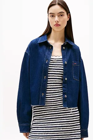 Tommy Hilfiger Cropped denim shirtjack
