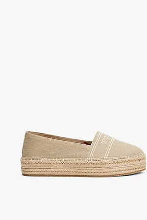 Tommy Hilfiger Denim espadrille met plateauzool