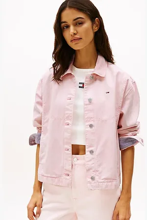 Tommy Hilfiger Denim jack met garment dye