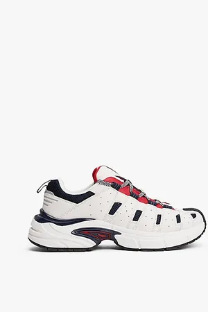 Tommy Hilfiger Archive sneaker met textuurmix en profiel