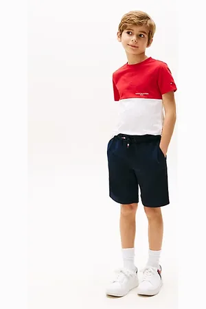 Tommy Hilfiger Colour-blocked set van T-shirt en short