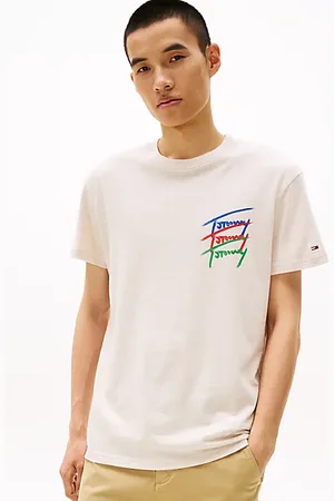 Tommy Hilfiger T-shirt met graphic logo op de achterkant