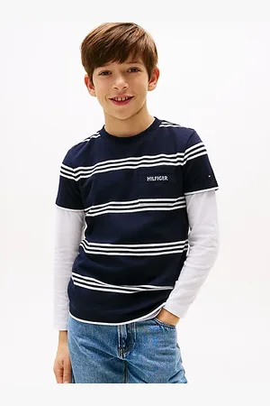 Tommy Hilfiger Piqué T-shirt met opgezette zak