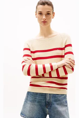 Tommy Hilfiger Fijngebreide trui met boothals
