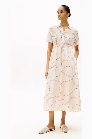 Tommy Hilfiger Maxi-overhemdjurk met print