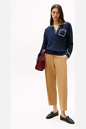 Tommy Hilfiger Slim straight chino op enkellengte