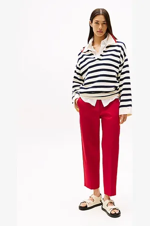 Tommy Hilfiger Slim straight chino op enkellengte