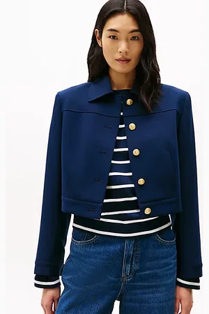 Tommy Hilfiger Getailleerd jasje met goudkleurige knopen