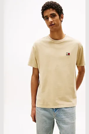 Tommy Hilfiger Relaxed fit T-shirt met geweven badge