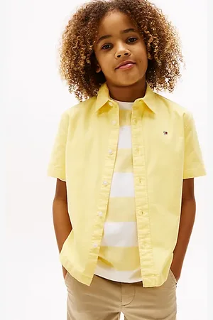 Tommy Hilfiger Overhemd van Oxford-katoen met korte mouwen