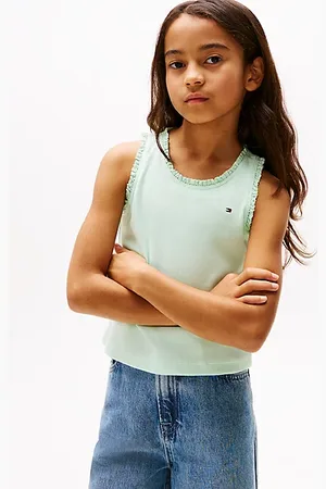 Tommy Hilfiger Getailleerde ribgebreide tanktop