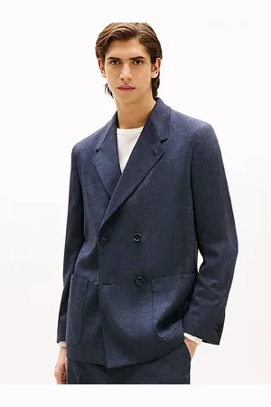 Tommy Hilfiger Blazer van denim van stretchwolmix